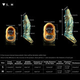 Nothosaur MEO'S ClOAK - Manchon d'extension de pénis de 4 à 5 pouces - Manchon Dragon Cock - Manchon de pénis d'éjaculation retardée