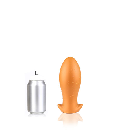Plug anal doré - Jouet anal inséré en silicone souple - Entraîneurs anaux de différentes tailles